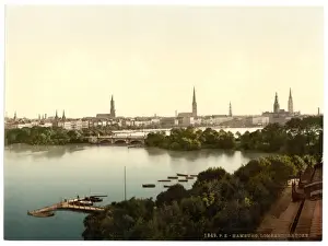 Lombards Bridge, Hamburg, Germany