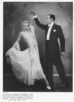 Barry Prints: The London ballroom dancers Jean Barry and David Fitzgibbon