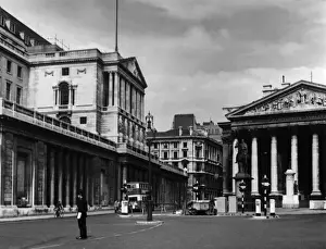 Threadneedle Prints: London / Bank 1950