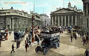 Omnibus Prints: London - The Bank of England Date: circa 1904