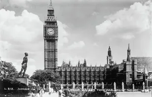 Partly Prints: London Big Ben from Parliament Square