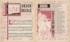 London Bridge is broken down, words and music