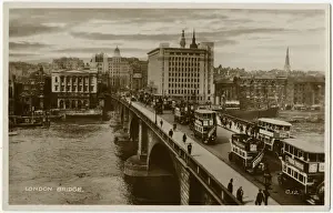 Thoroughfare Prints: London Bridge, London, England