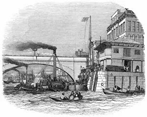 Images Dated 24th February 2012: London Bridge steam wharf