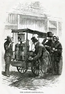 London coffee-stall 1850s