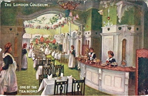 London Coliseum - tea room London Coliseum - tea room