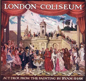 Coliseum Prints: London Coliseum Theatre, Act Drop