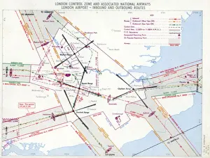 Zone Prints: London control zone and associated national airways