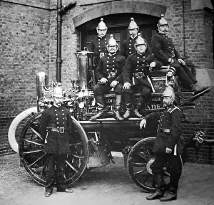Council Prints: London County Council Fire Brigade - Victorian period