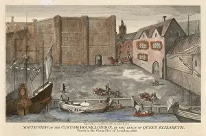 1663 Prints: London / Custom House / 1663