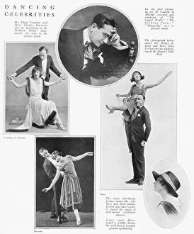 Gladys Collection: A few top London dancing celebrities, 1922