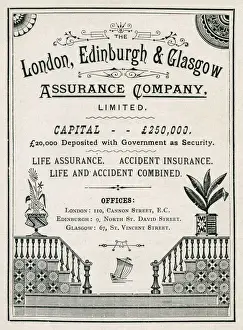 1882 Prints: London, Edinburgh & Glasgow Assurance Company Ltd