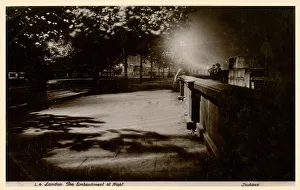 Moody Prints: The London Embankment at Night
