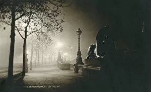 River Bank Collection: London Embankment at night