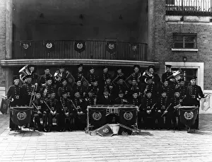 Deputy Prints: London Fire Brigade band at Brigade Headquarters