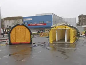 London Fire Brigade decontamination exercise