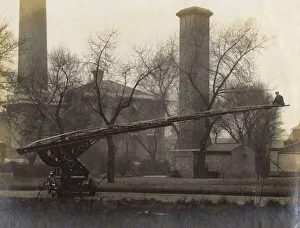 London Fire Brigade extended ladder