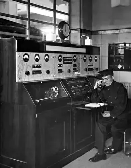 London Fire Brigade Headquarters telephone switchboard