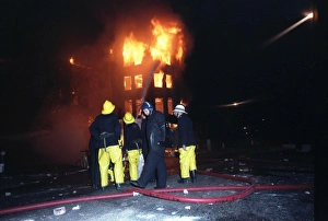 Images Dated 31st May 1985: London Fire Brigade, Second Brixton riots