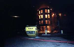 Images Dated 31st May 1985: London Fire Brigade, Second Brixton riots