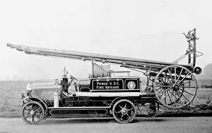 Escapes Gallery: A London Fire brigade wheeled ladder escape vehicle