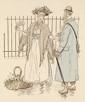 Posy Prints: London Flower Girl 1890