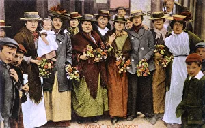 Images Dated 22nd May 2018: LONDON FLOWER GIRLS