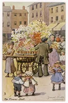 Splendidly Prints: London Flower Stall