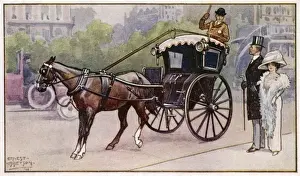 Picks Prints: A London Hansom, 1910