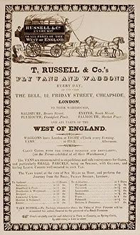 London Haulier advertisement poster