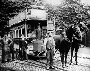 A London horse bus - Victorian period