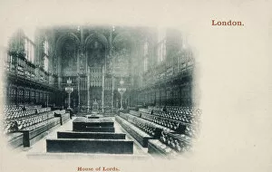 London - Interior of the House of Lords