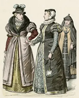 Ruffs Prints: London Ladies of C. 1560
