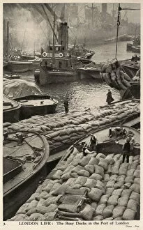 Produce Collection: London Life - The Busy Docks of the Port of London