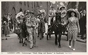 Wagon Gallery: London Life: Costermonger Pearly Kings and Queens, Southwark