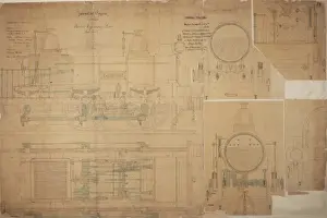 Fenton Prints: London, Locomotive engine with Fentons expansion gear