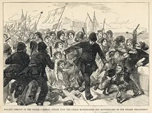London match workers protesting against tax