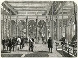 Ornamental Prints: London Metropolitan Main Drainage at Crossness 1865