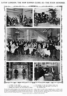 Venue Prints: London, The New Supper Clubs, The Four Hundred, 1914