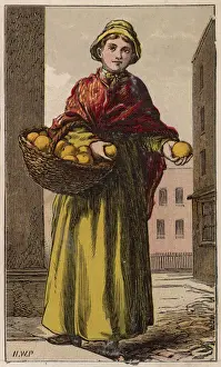 Oranges Prints: LONDON ORANGE SELLER