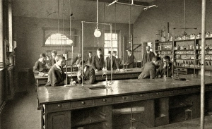 Watford Collection: London Orphan Asylum, Watford - Boys Laboratory