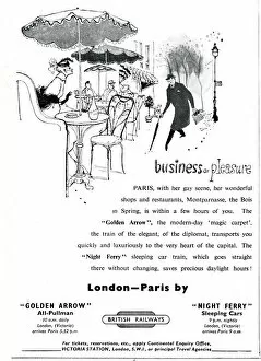 Images Dated 1st October 2019: London to Paris by British Railways - Business or Pleasure