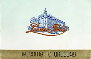 Montevideo Prints: London Paris department store card