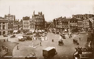Movie Collection: London - Piccadilly Circus in the 1920s