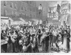 The London poor at their Christmas shopping