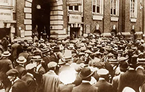 A London Recruiting Depot during WW1