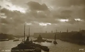 Westward Prints: London - The River Thames from Tower Bridge looking west