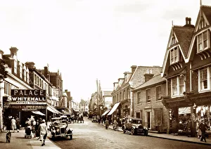 Grinstead Prints: London Road, East Grinstead, possibly 1930s