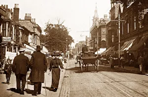 Lowestoft Prints: London Road North, Lowestoft early 1900's