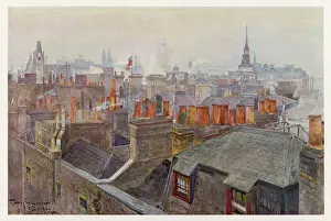 Chimney Prints: London Roofs & Chimneys